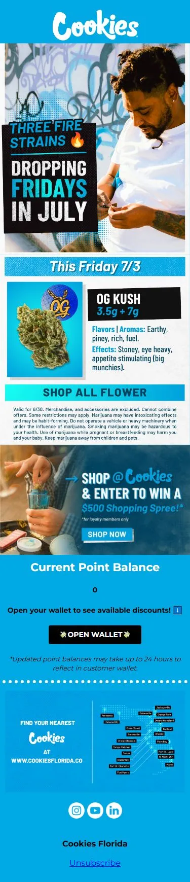THREE FIRE STRAINS DROPPING FRIDAYS IN JULY