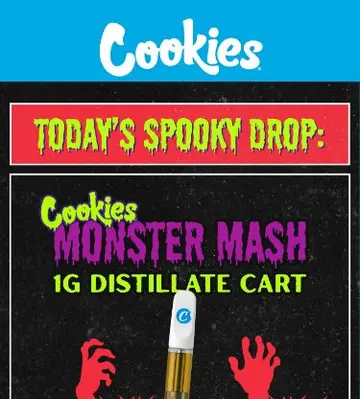 Cookies Monster Mash 1g Cart is HERE + $15 Gorilla Glue #4 8th!