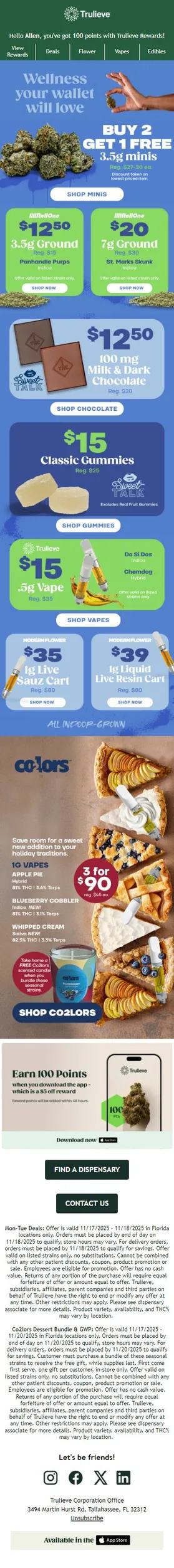 Minis Buy 2, Get 1 Free + Ground starting at $12.50🌿