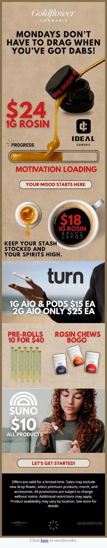 Your Monday Mood:  Cheerful Savings And Full Vibes. Let's Get It!