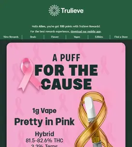 Pretty in Pink: A Puff With a Purpose Today 💗