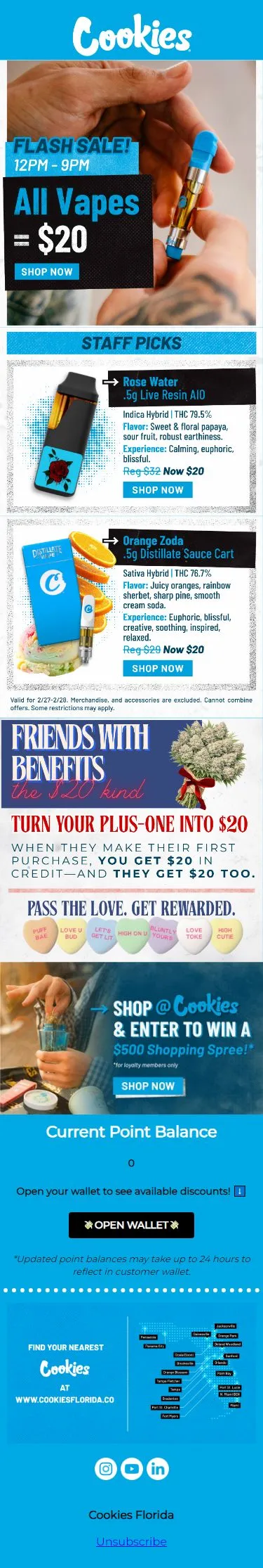 Flash Sale! All Vapes =$20 ⏳