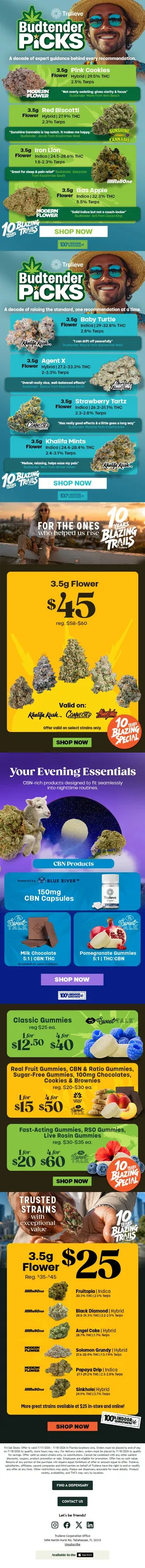 Shop Budtender-Approved Flower Picks 🍃
