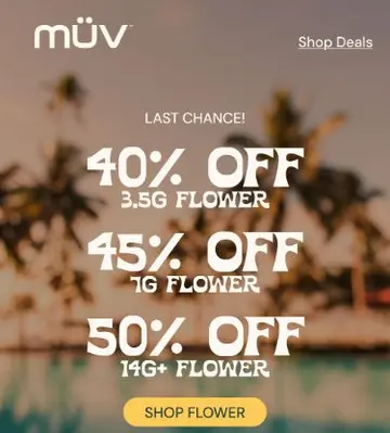 Fill Your Stash 🌿 Up to 50% OFF Flower