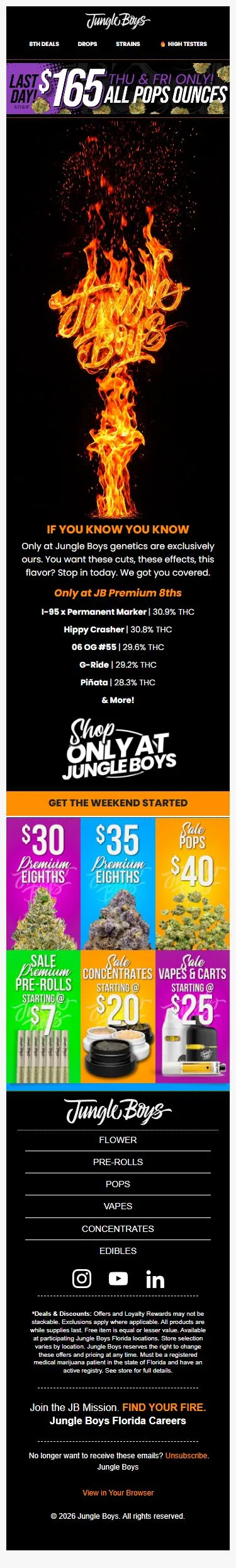 SECRET’S OUT. You can only get these at JB.