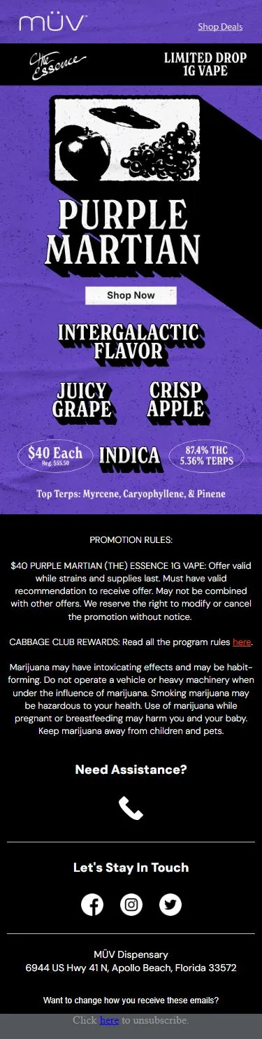 NEW 🛸💨 Purple Martian has landed