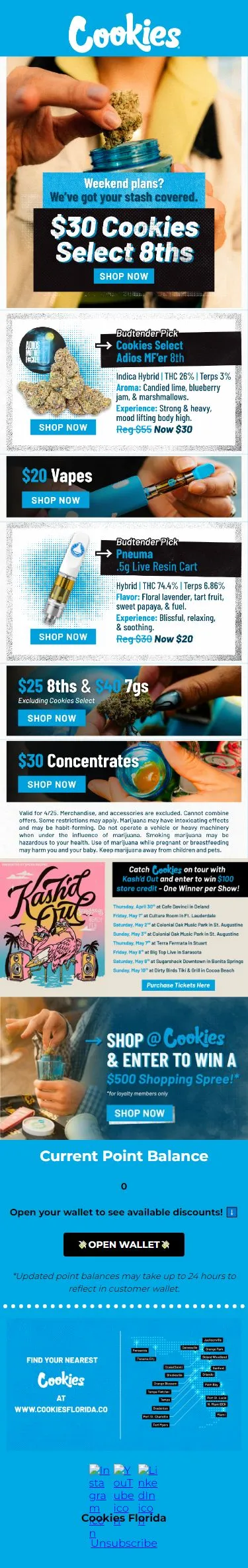 Weekend plans?💚$30 Cookies Select 8ths