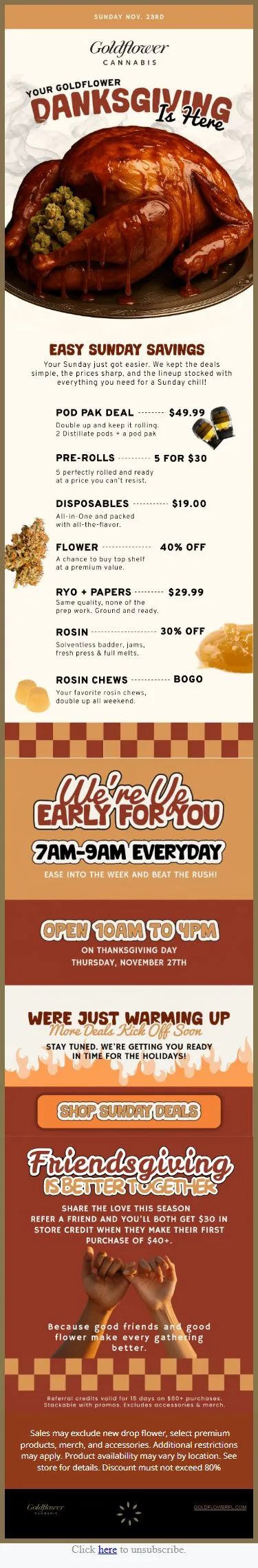 Your Sunday Heads-Up: Danksgiving Deals Incoming 🔥