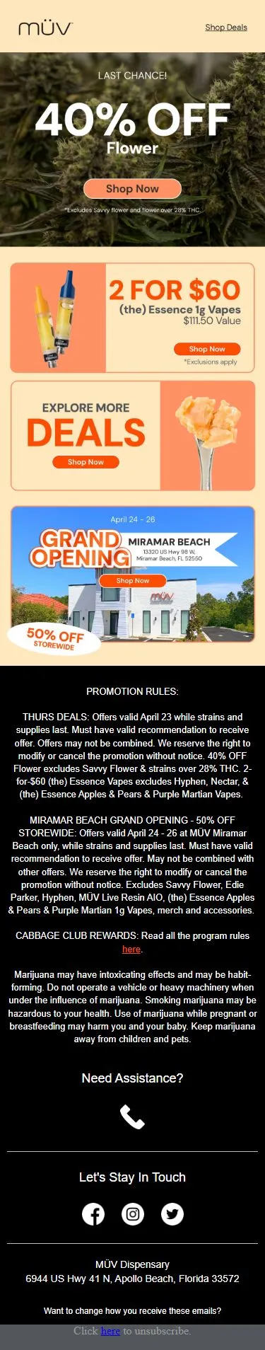 Last Chance 🚨🍃 40% OFF Flower