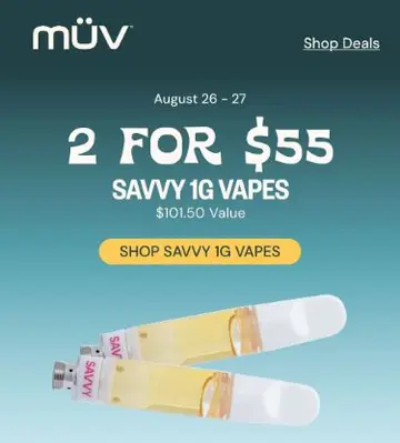 Savvy Savings 💸 2-for-$55 1g Vapes