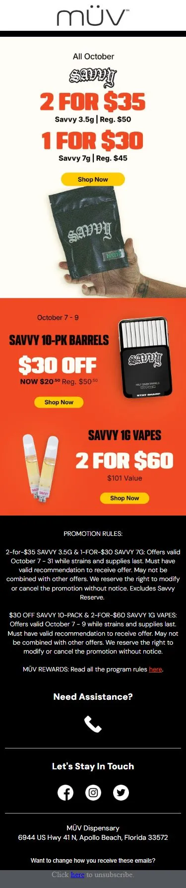Savvy 7g as low as $30? 👀