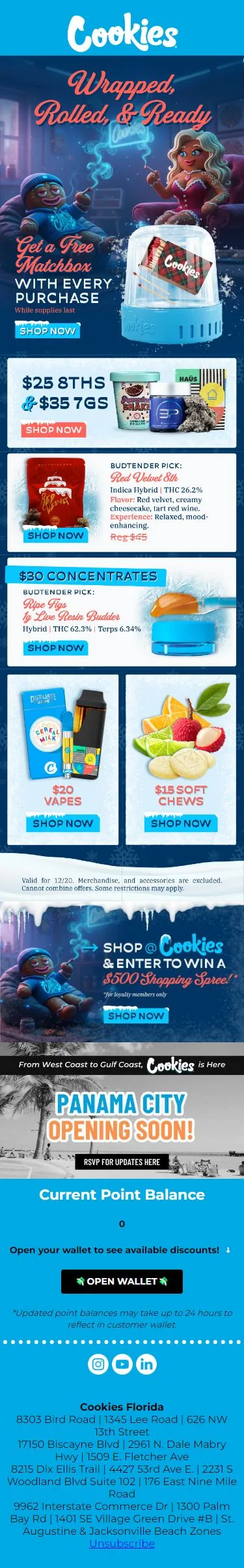 Wrapped, Rolled, & Ready🎁$25 8ths & $30 Concentrates