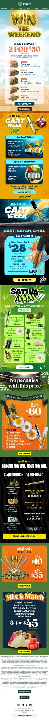 Buy More, Spend Less 🙌 2 for $50 8ths🌿