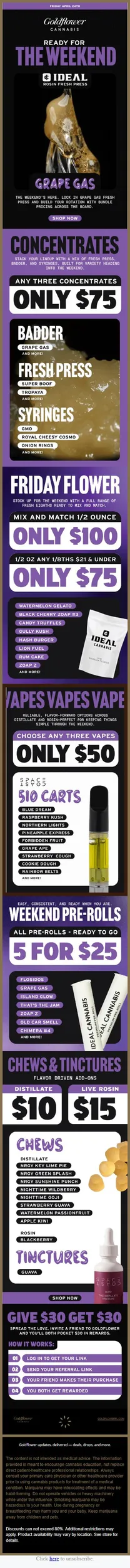 Don’t Wait!  Load Up for theWeekend🔥