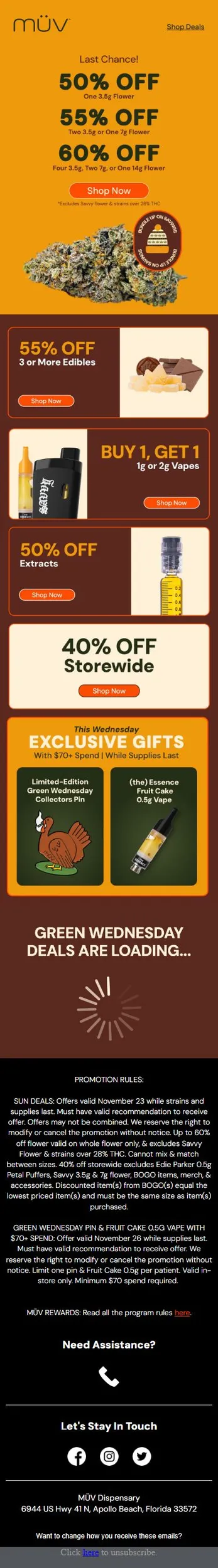 Up to 60% OFF Flower ends today 👀