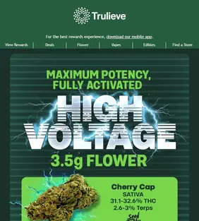 Turn Up the Voltage ⚡️ Up to 34.2%+ THC!