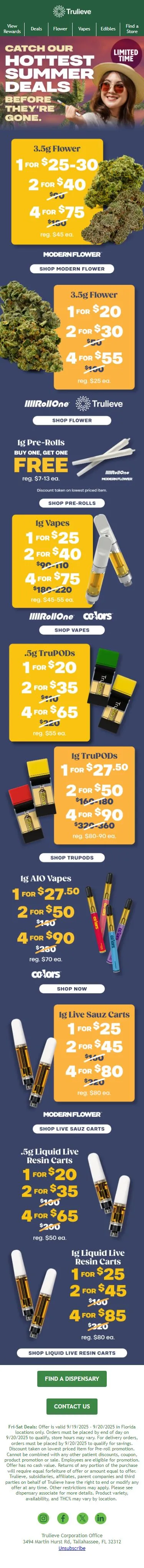 HOT DEALS 🔥 Bundle 2 for $40 8ths & BOGO Pre-Rolls