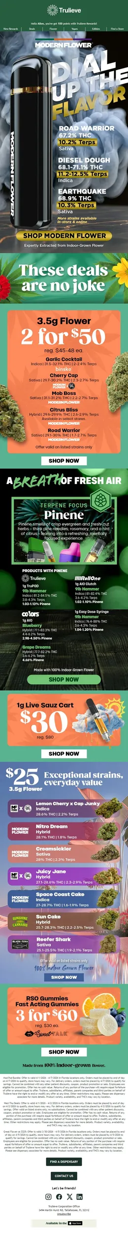 Flavor‑Forward Hits from Modern Flower💨