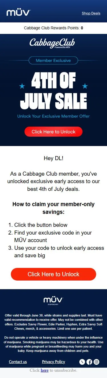 Hey DL, want exclusive savings? 🔥
