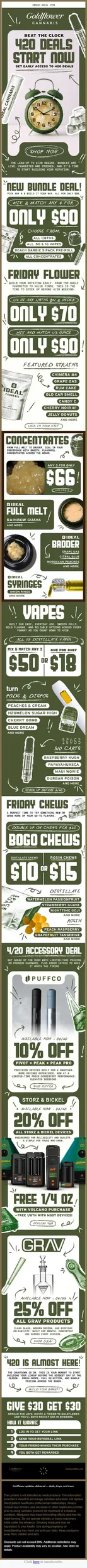 Countdown to 420! Bundles, BOGOs & More! ⏰