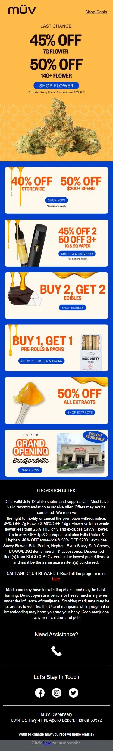 Up to 50% OFF ends today 👀