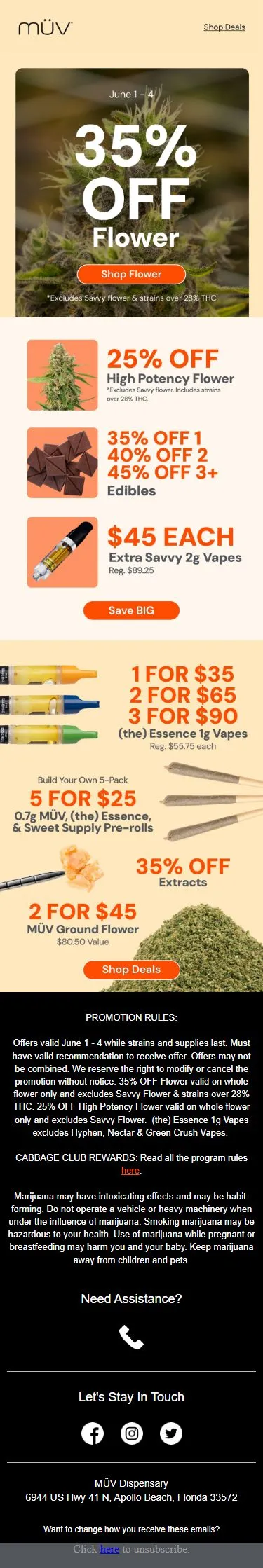 Beat the Heat 🥵 Up to 35% OFF Flower