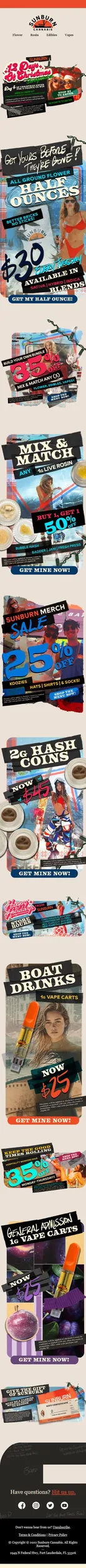 Tmrrw: $30 Ground +  1g Rosin Buy 1 Get 1 50% Off