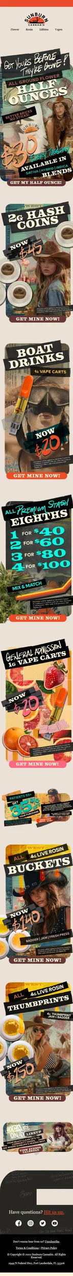 Today Only: $20 1g Vapes + $100 Premium Stash 1/2oz