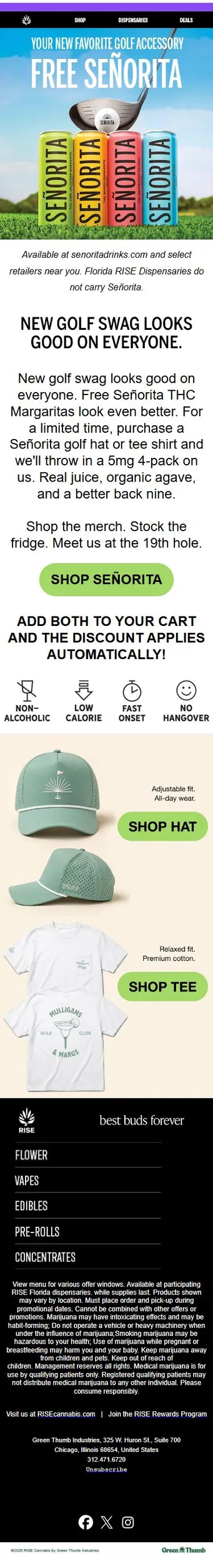 The Merch is Fresh. The Margaritas are Free.