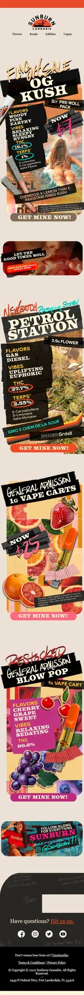 🚨FLASH Sale: $7 OG Kush 2ct Pre-Rolls!