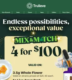 More Ways to Save: 4 for $100  🙌