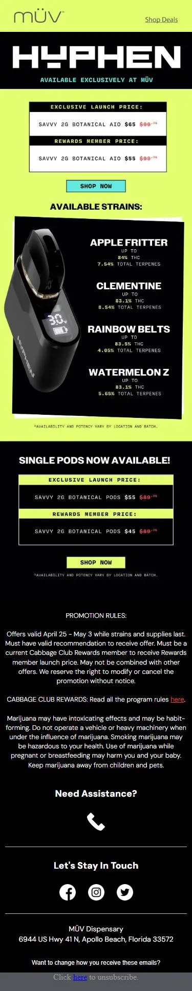 Savvy 2G Hyphen 💨 Find Your Vibe