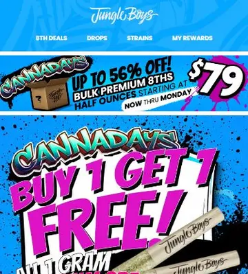 FREE Pre-Rolls. It’s a Premium Happy Hour at JB