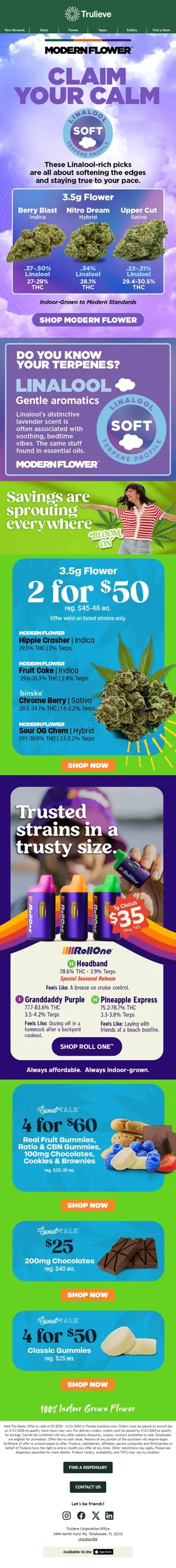 Claim Your Calm with Linalool ☁️