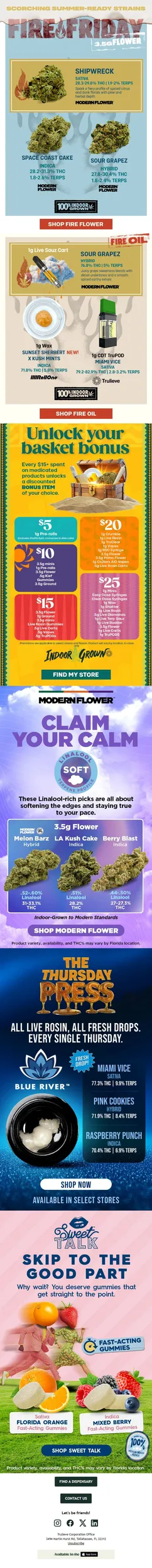 Shop Summer-Ready Strains This Fire Friday 🔥💨