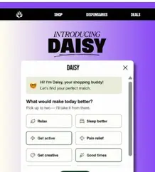 Meet DAISY 🌼 Your new virtual budtender