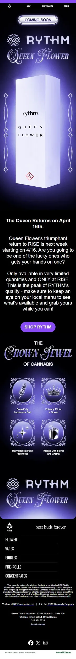 RYTHM Queen Flower: Dropping Next Week