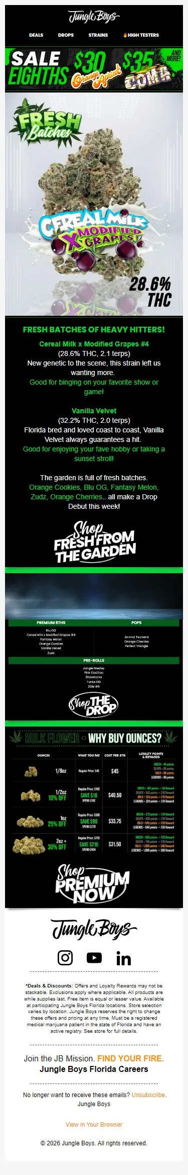 This SELL OUT is BACK. 29% THC + 2% terps!