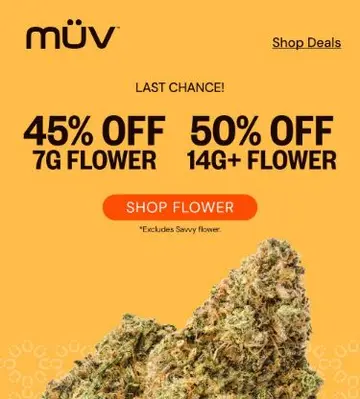 Your Sign to Re-Up 🌿 Up to 50% OFF Flower