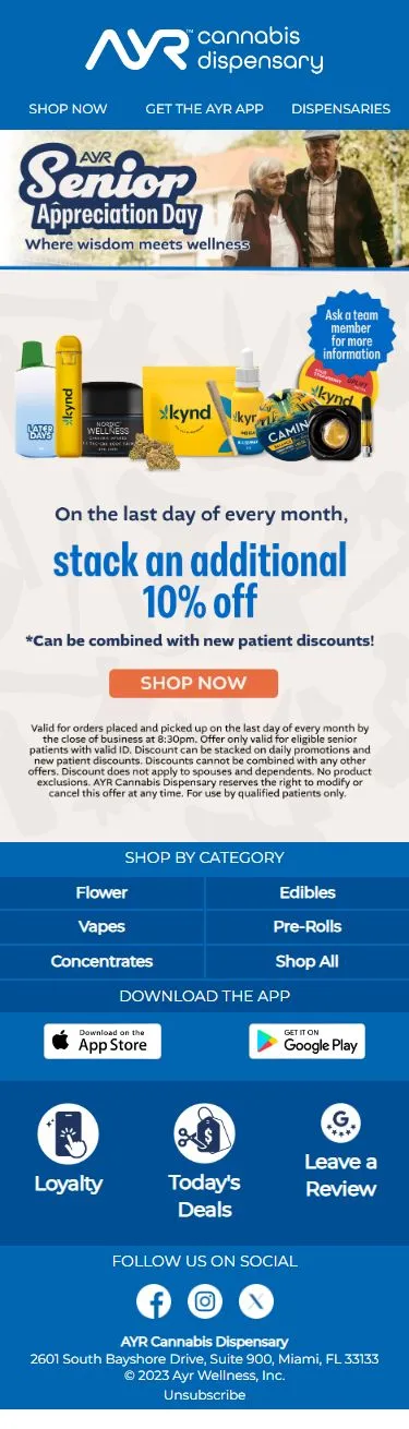 Our Real OG's get an extra 10% off today