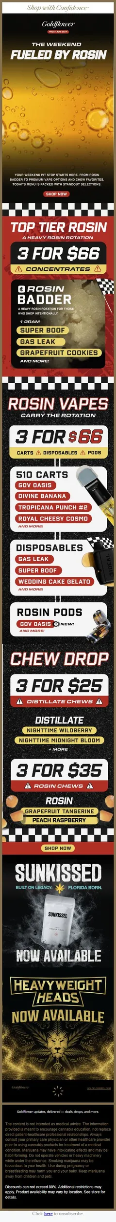 The Weekend Runs on Rosin 🔥