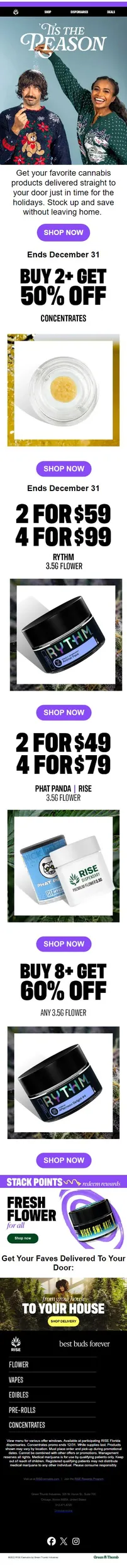 Get Your Holiday Stash Delivered To You