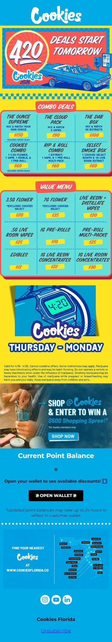 4/20 Deals Start Tomorrow! ⏳