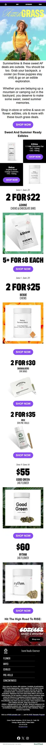 EXPLORE MORE THIS SEASON WITH EDIBLES