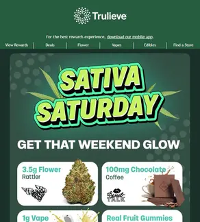 The Weekend Glow-Up Starts with Sativa ✨
