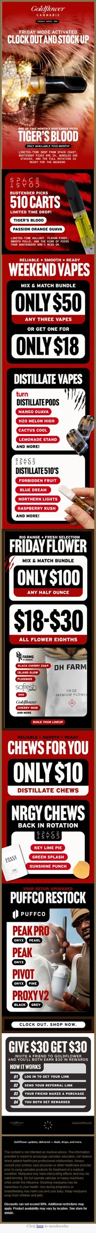 Clock out, stock up 💨 Weekend deals are LIVE!