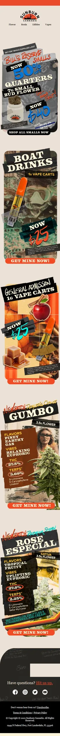 Flash Sale! 50% Off Bill's Reserve 7g Smalls