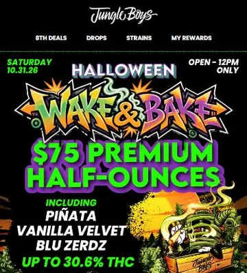 WAKE N’ BAKE 👻 $75 Premium Half Ounces
