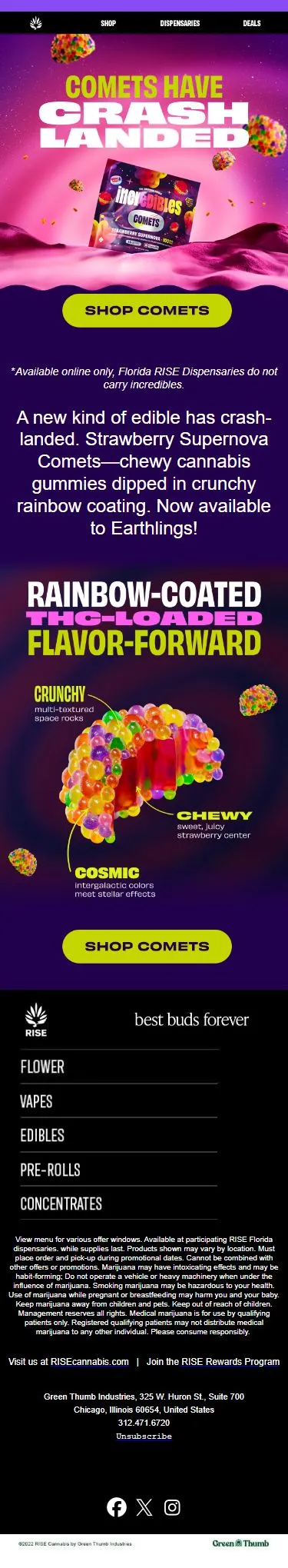 COMETS HAVE CRASH LANDED ☄️