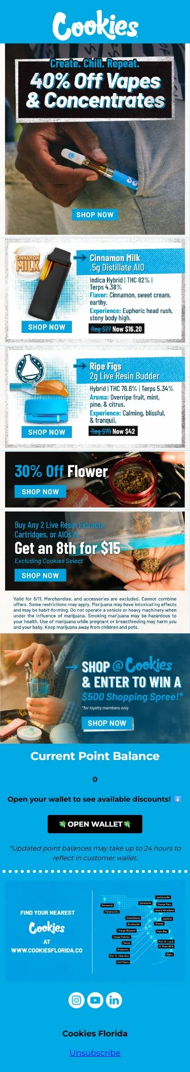 40% Off Vapes & Concentrates 🚀